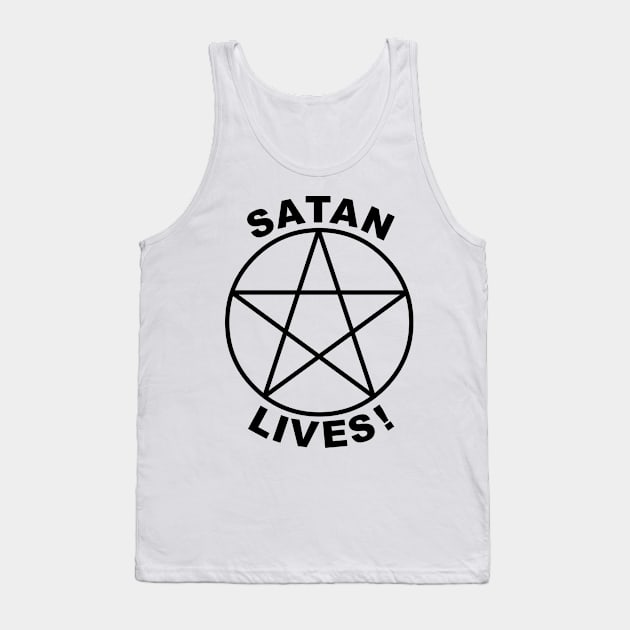 SATAN LIVES Tank Top by TheCosmicTradingPost